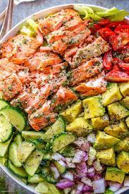 Dabador restaurant bab sahra fes - Caesared" Salmon Salad